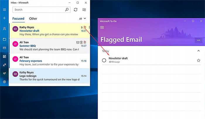 Microsoft To-Do flagged Email - Emails in Aufgaben umwandeln, um diese mittels Microsoft To-Do App abzuarbeiten